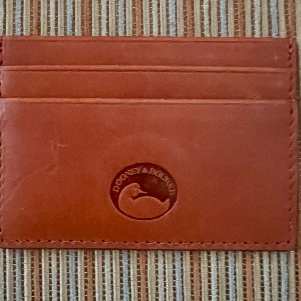 AUTHENTIC DOONEY & BOURKE LEATHER CARD CASE